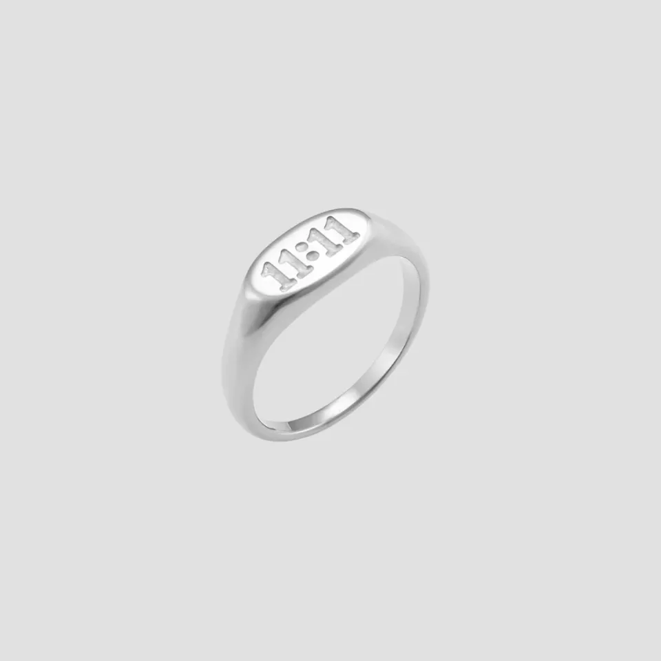 11:11 Stainless Steel Ring