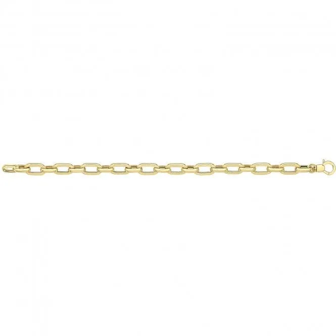 9CT Yellow Gold Hollow Bracelet BR617