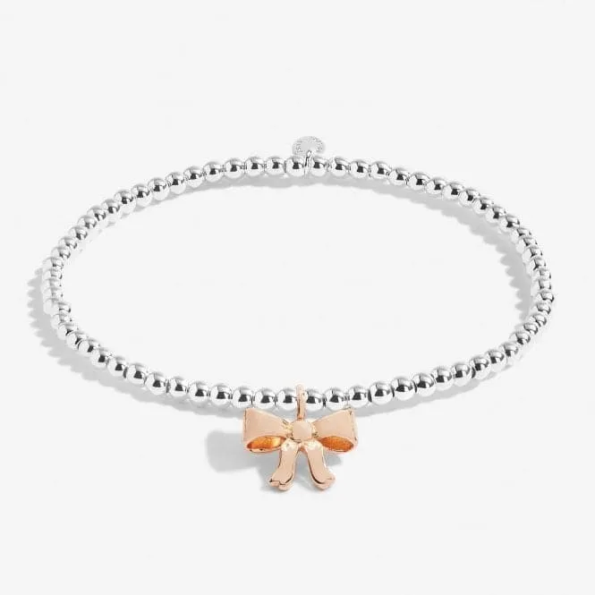 A Little Beautiful Silver Rose Gold Plated 15.5cm Bracelet C722