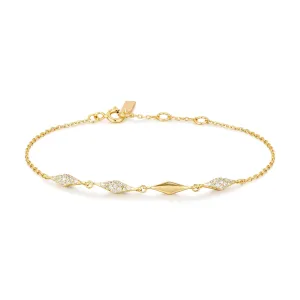 Ania Haie Gold Multi Sparkle Bracelet B061-04G