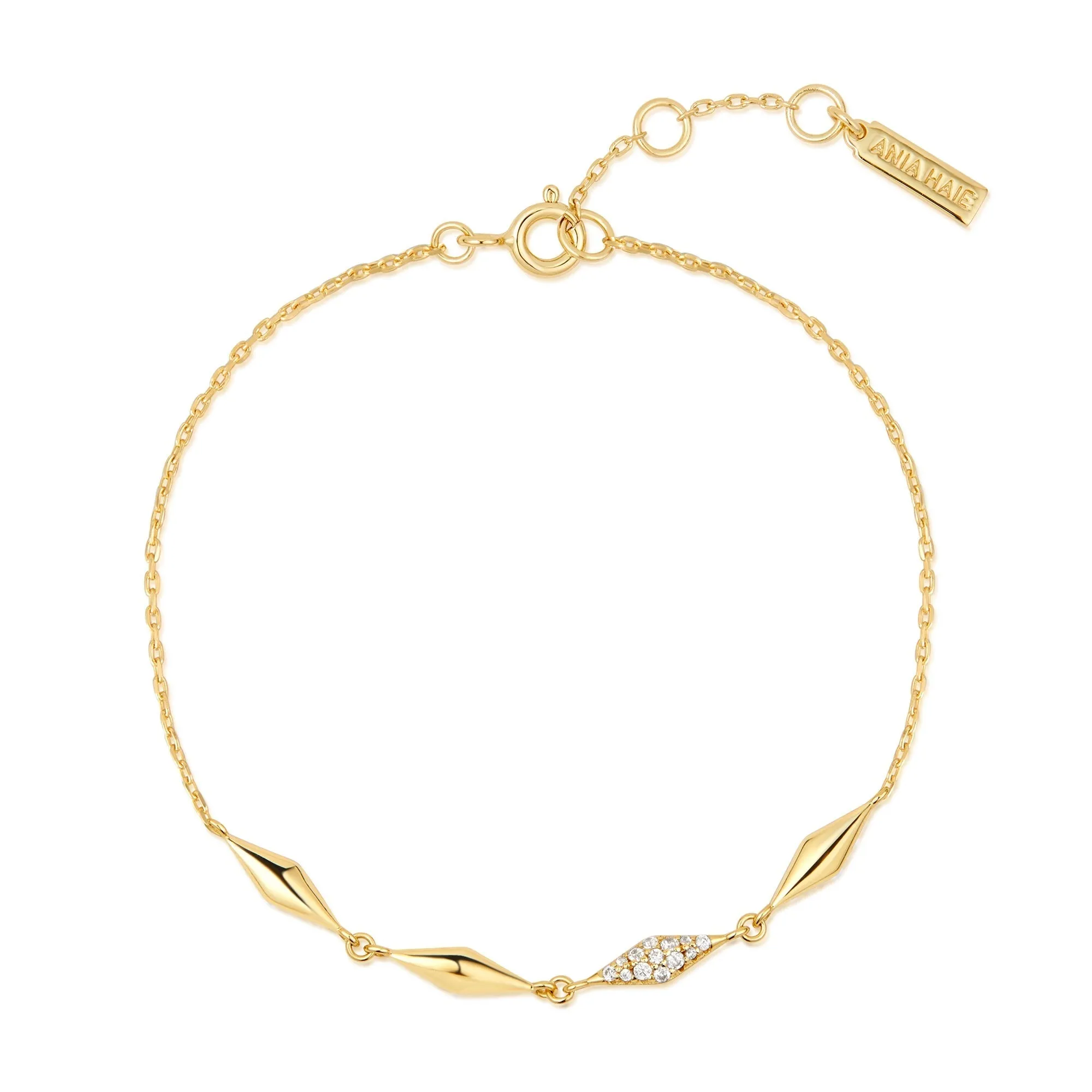 Ania Haie Gold Multi Sparkle Bracelet B061-04G