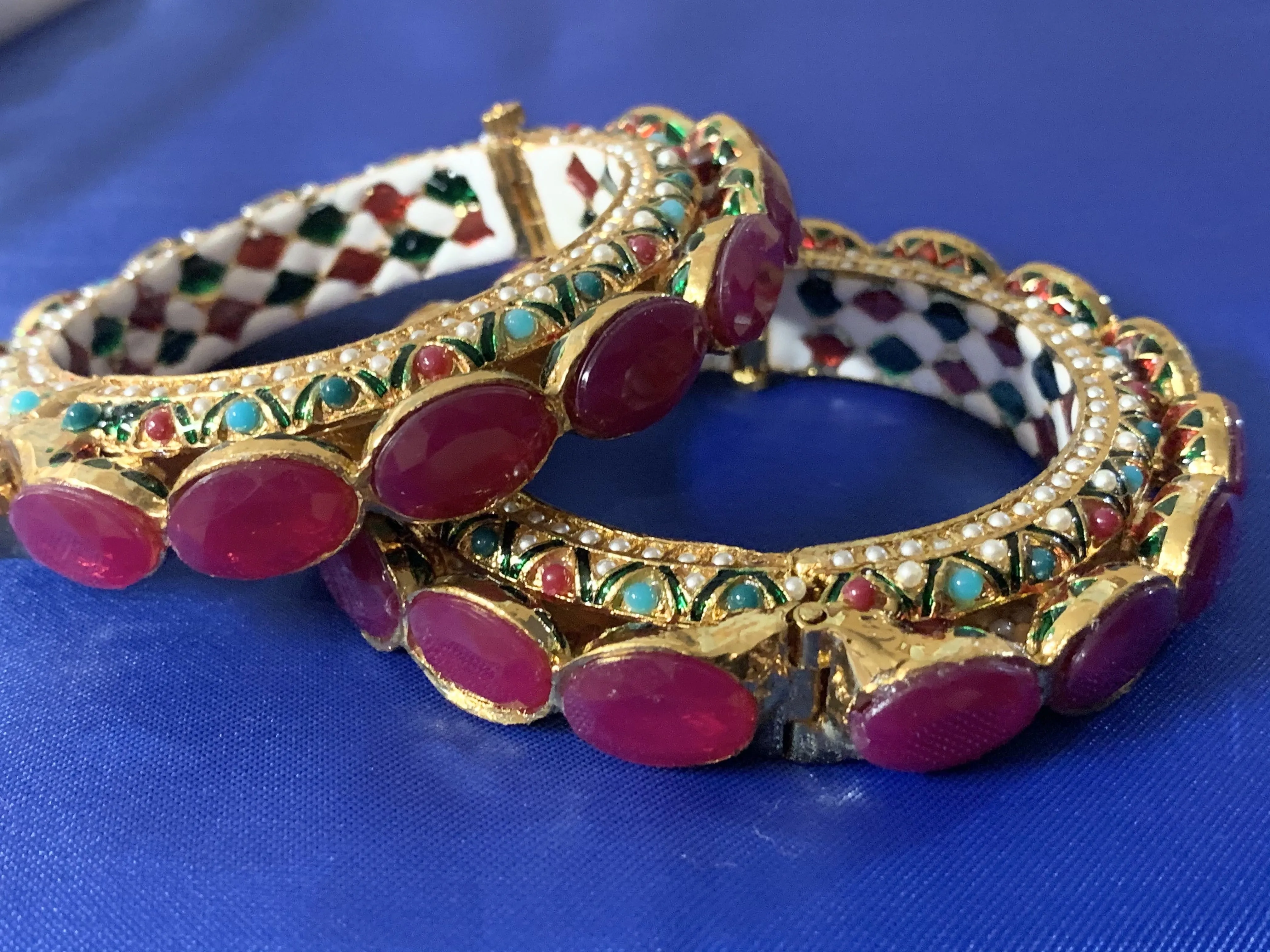 B2 Madhuri Navratan Bangles ( SHIPS IN 4 WEEKS  )