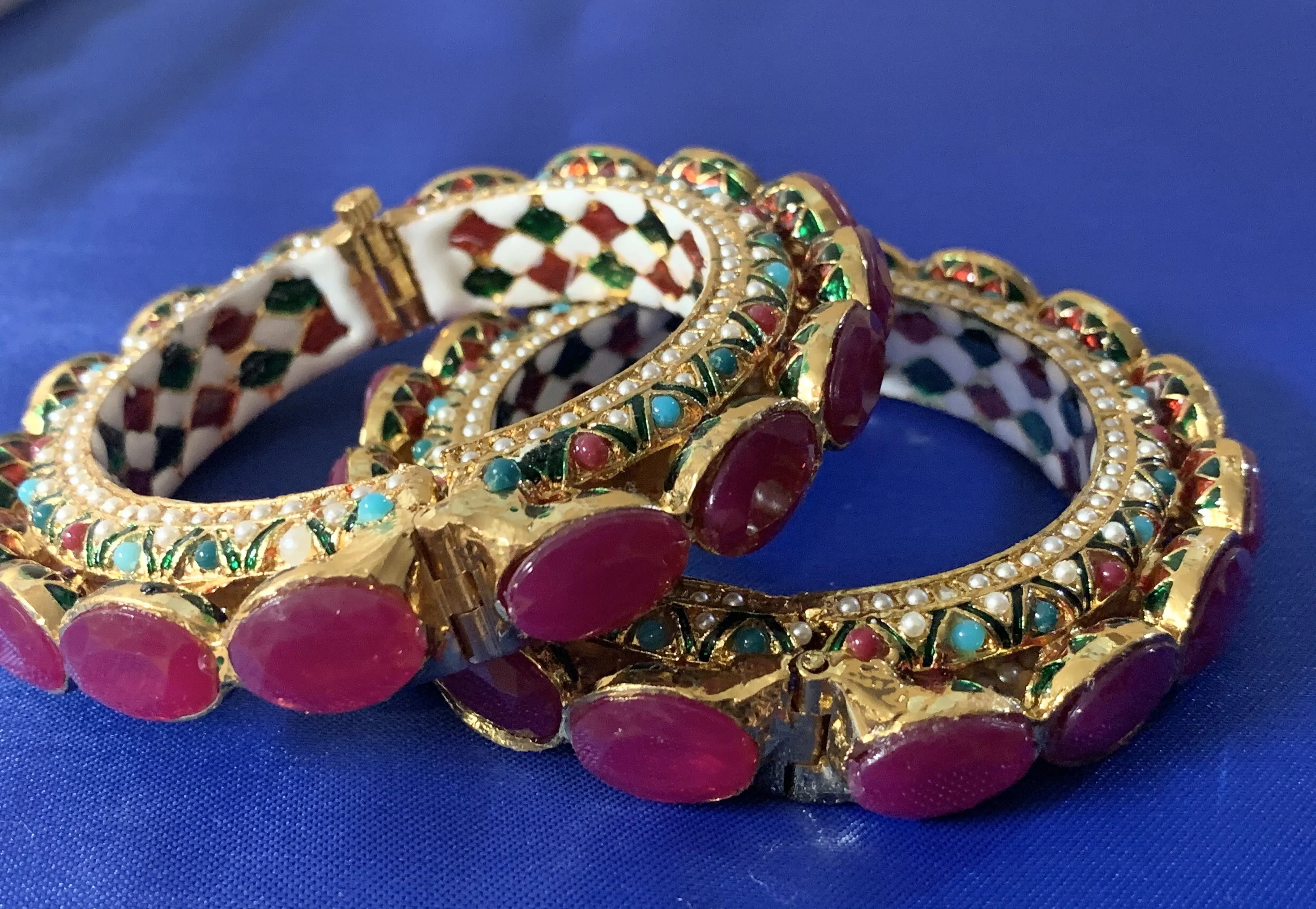 B2 Madhuri Navratan Bangles ( SHIPS IN 4 WEEKS  )