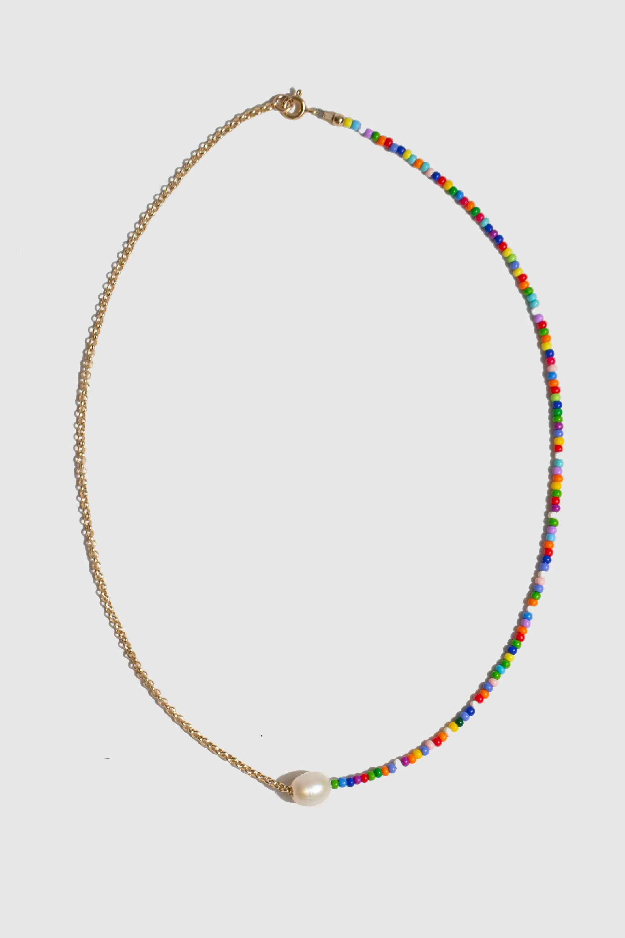 Beaded Halfcourt Necklace