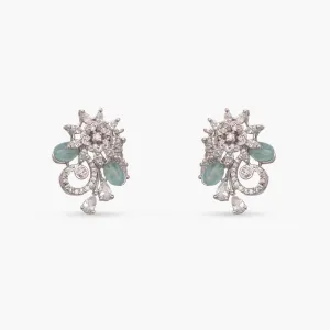 Bloom Minimal CZ Stud Earrings