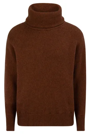 Cable Knit Cashmere Turtle Neck