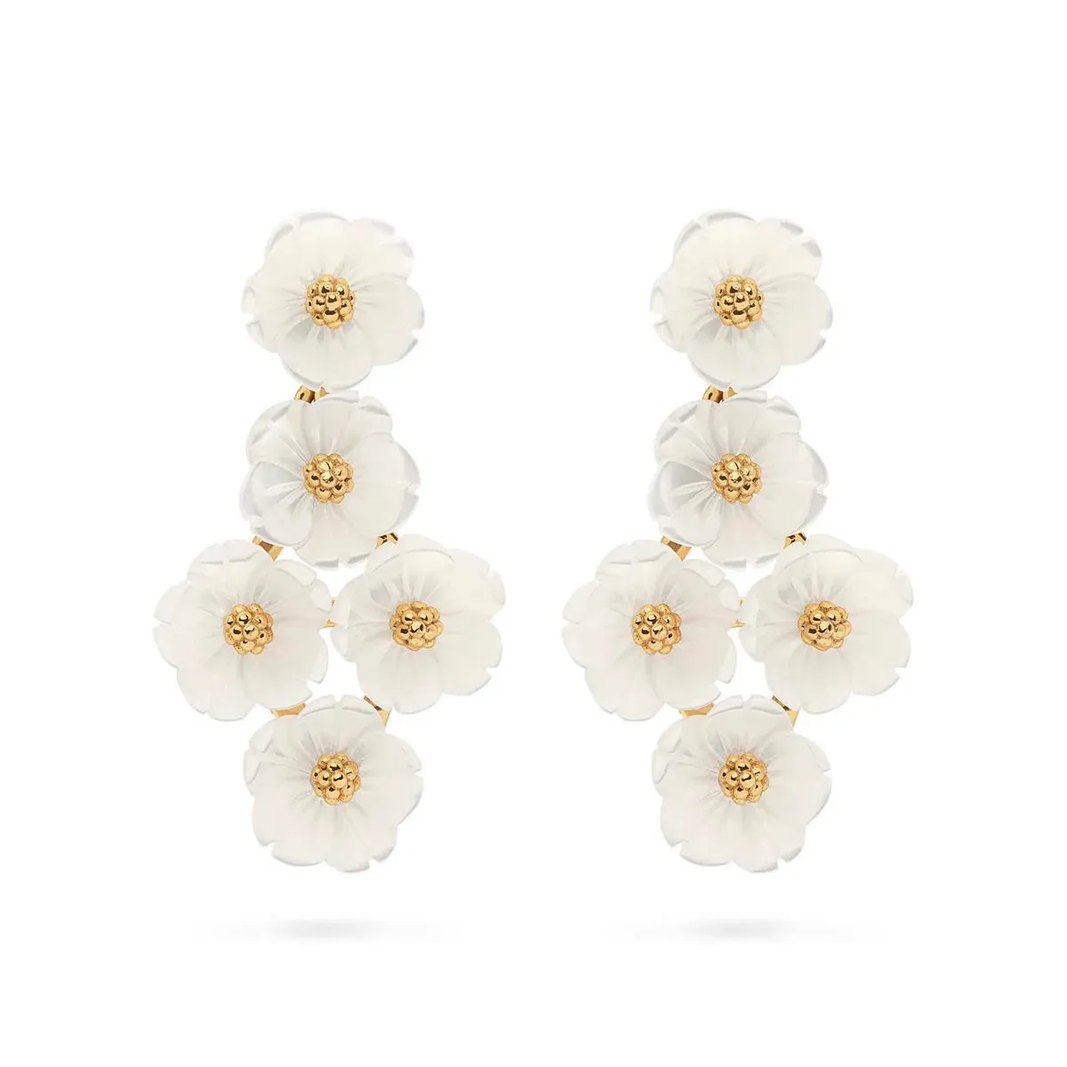 CAPUCINE DE WULF - MERMAID GARDEN FLORAL EARRINGS