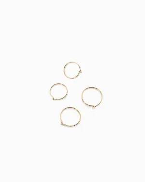 Coil Hoops | Gold