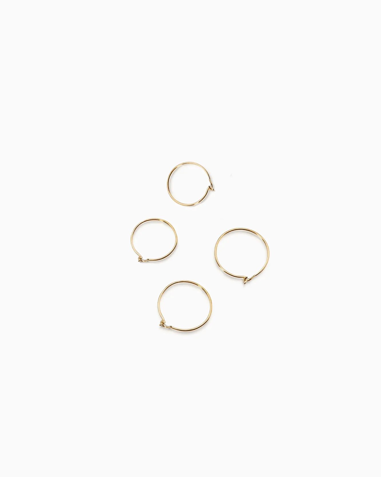 Coil Hoops | Gold