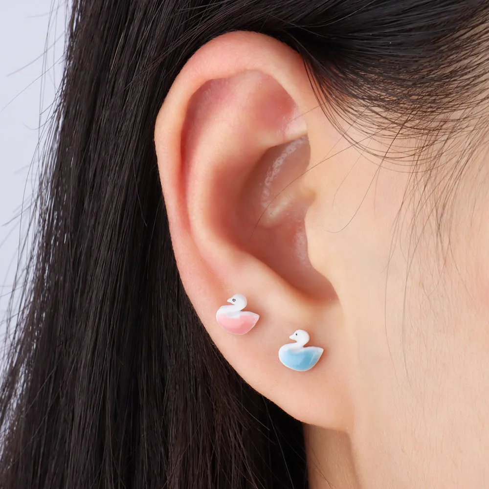 Cute Swan Studs