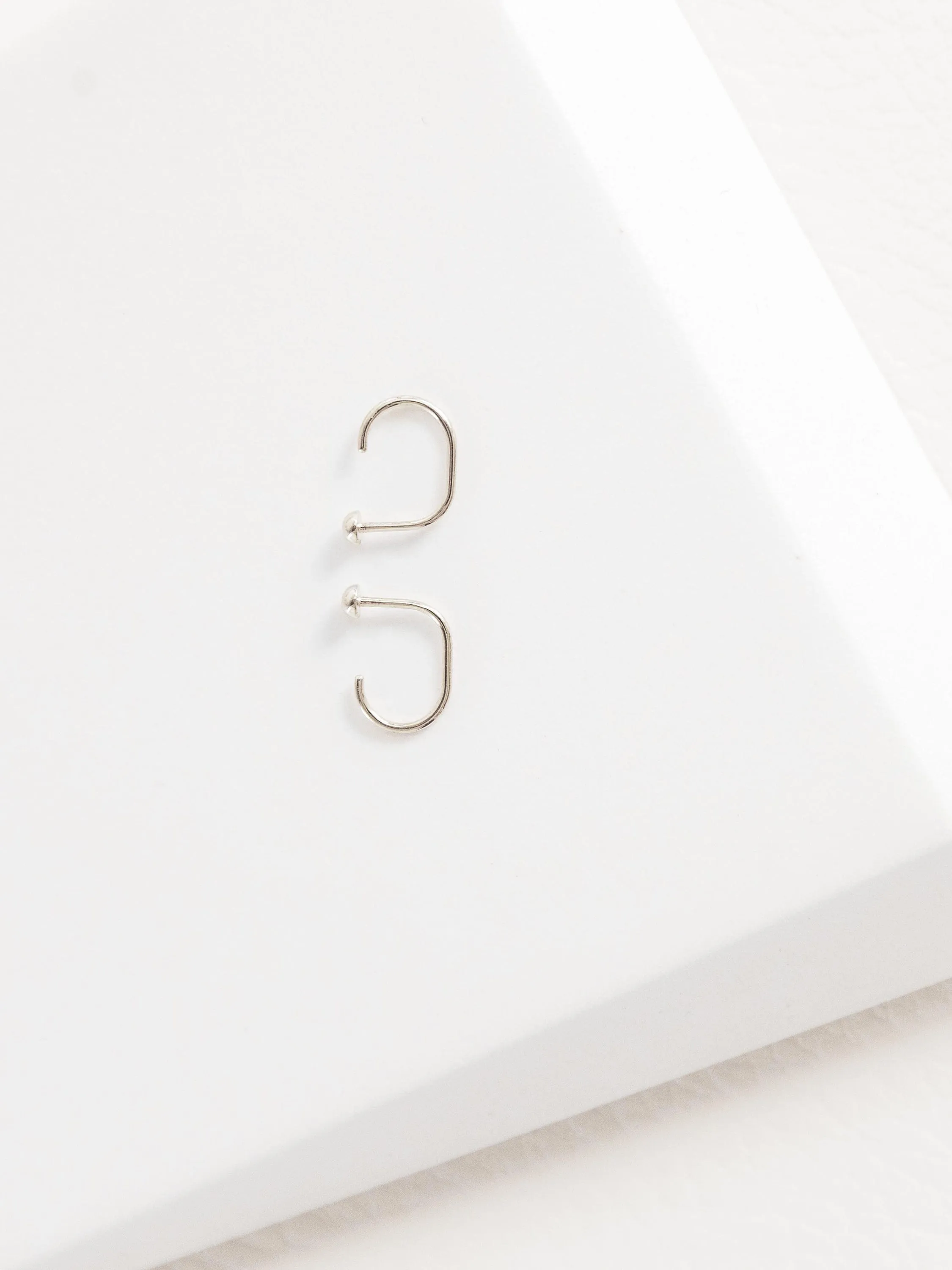 Dot Huggies | Minimal Backless Earrings