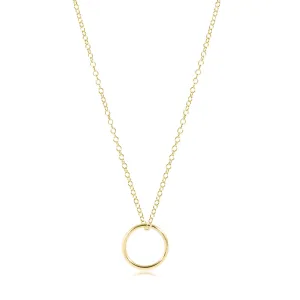 egirl halo necklace gold