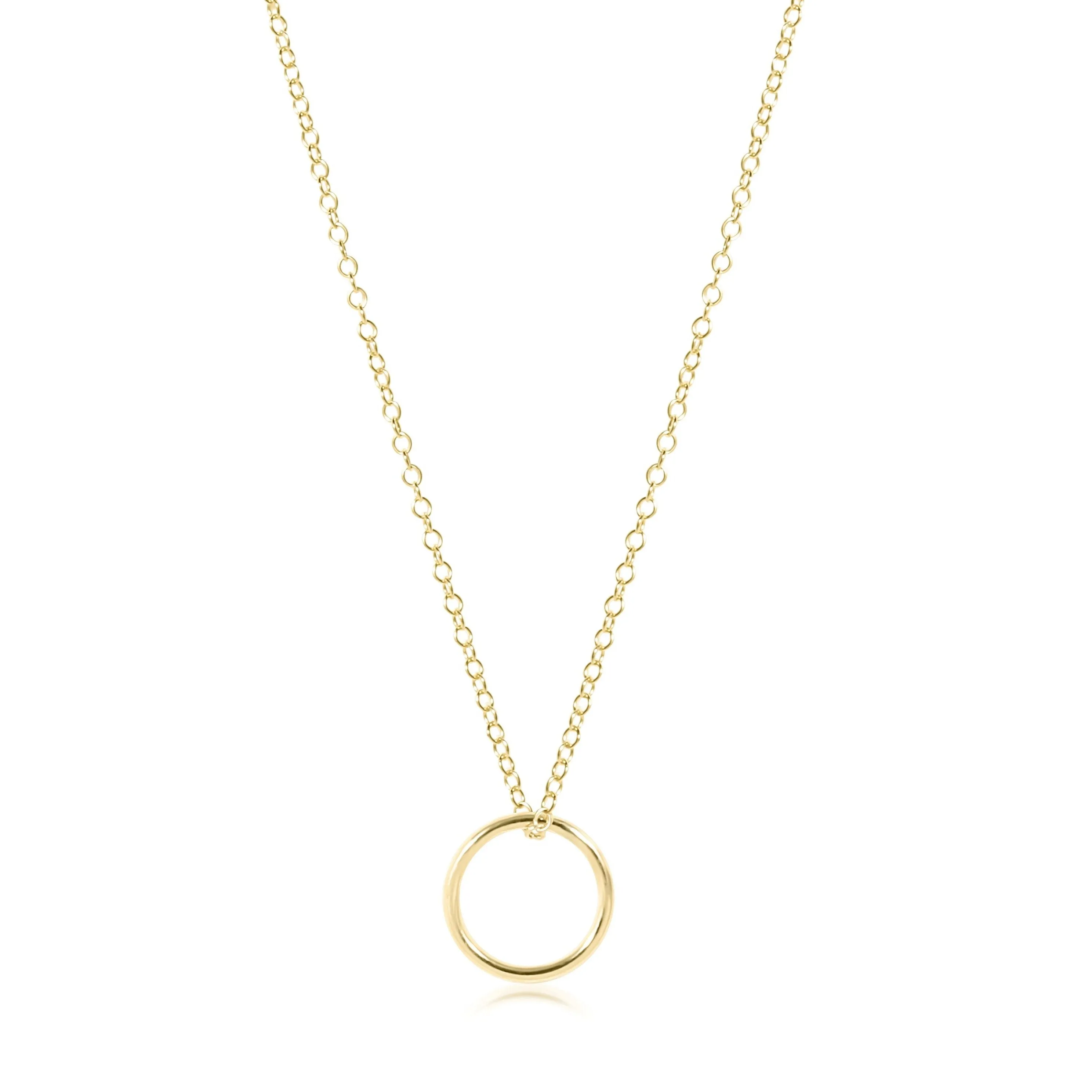 egirl halo necklace gold