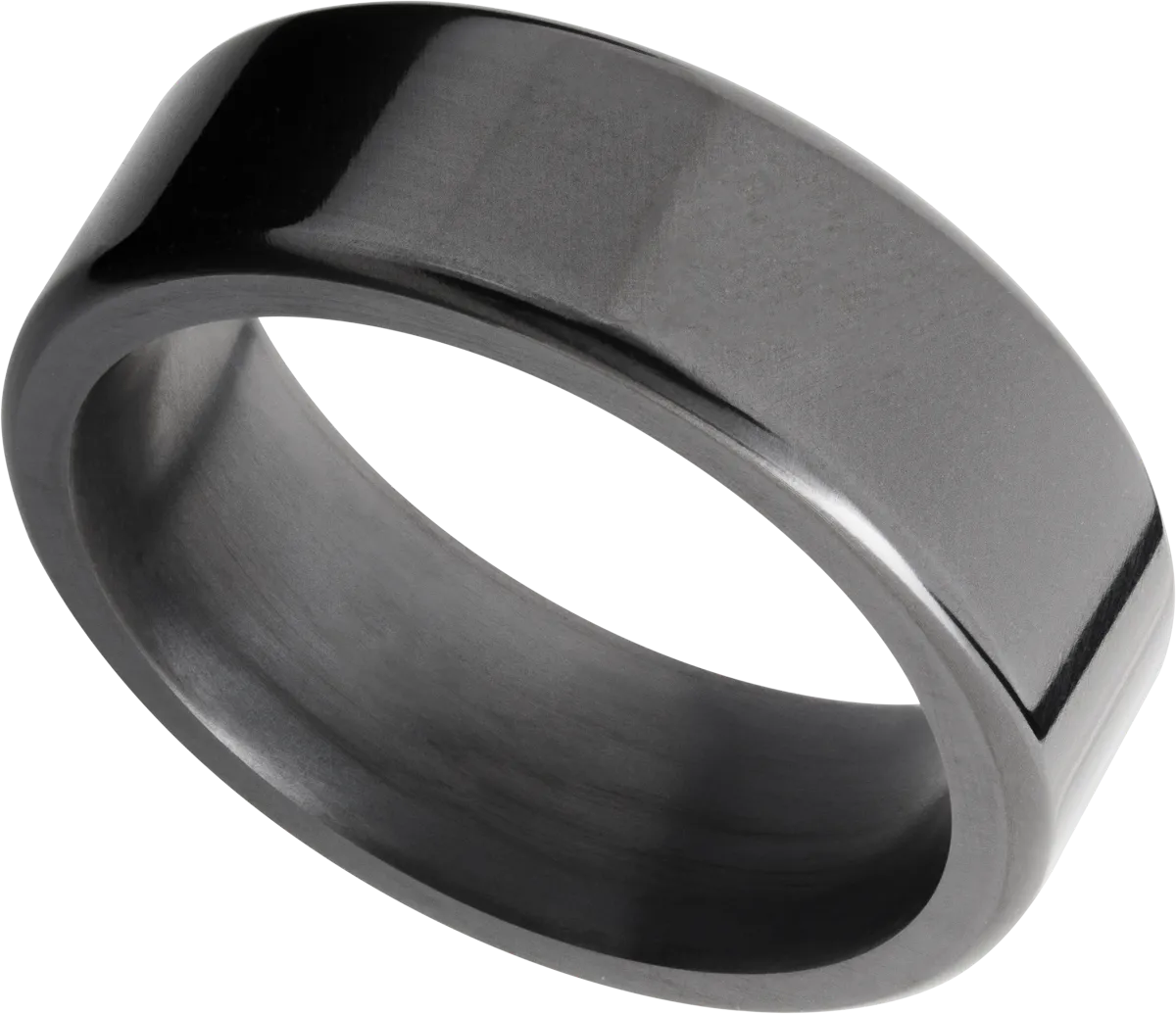 Elysium Kratos Rounded Edge Black Diamond Wedding Ring