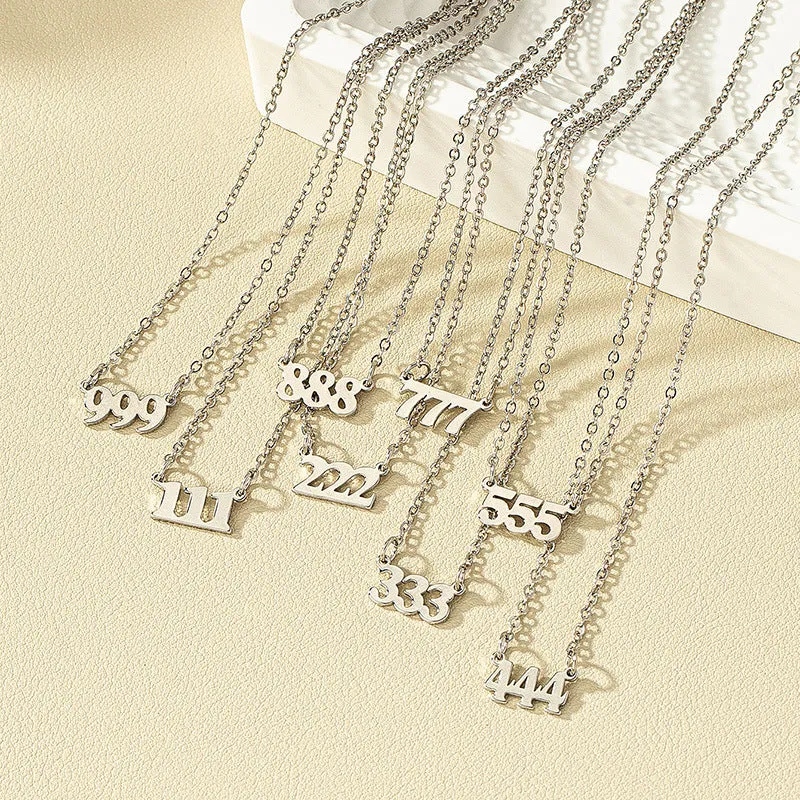 European Inspired Metal Digital Necklaces - Fashionable and Versatile High-End Jewelry