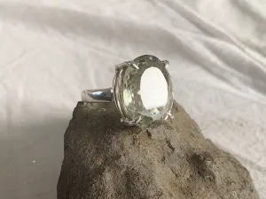 Green Amethyst Sanaa Ring - Large Oval