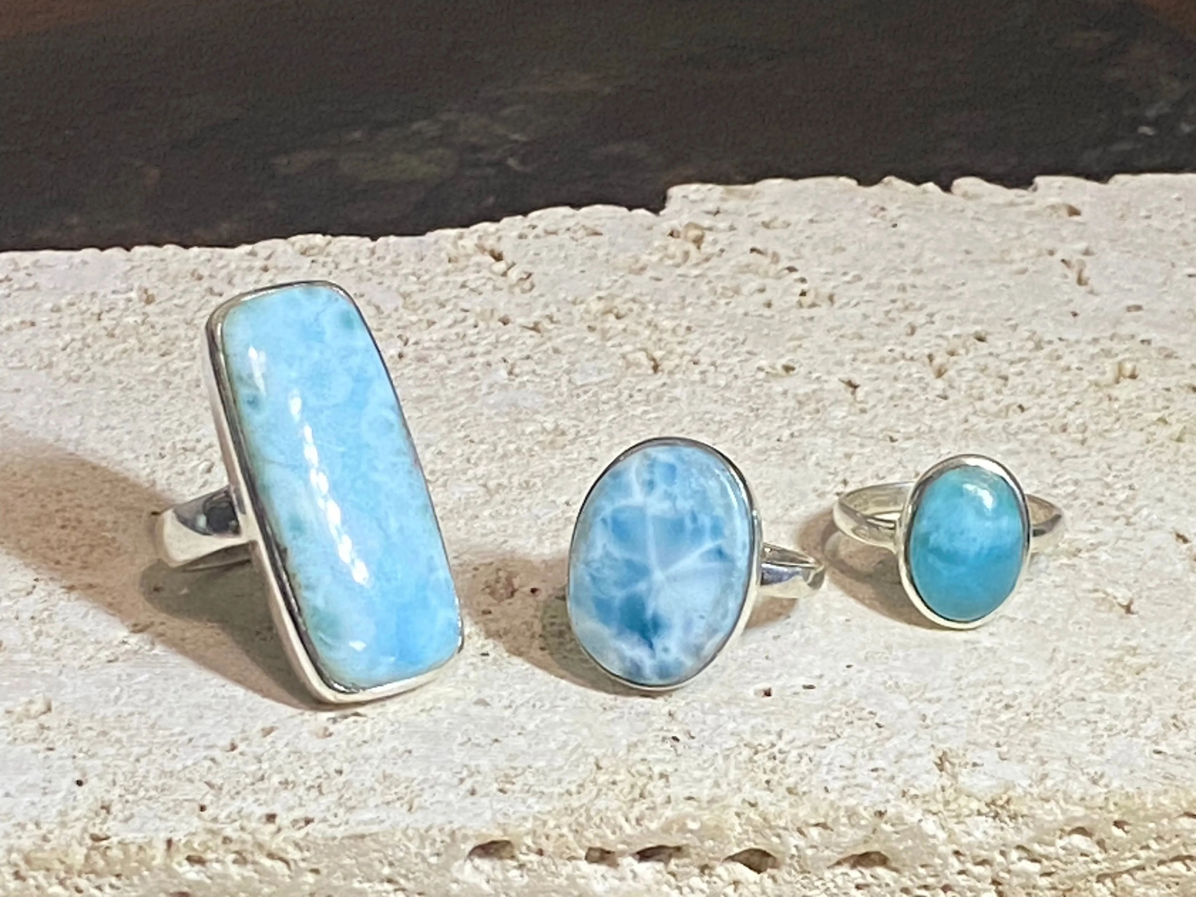 Larimar Rings