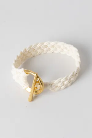 Latch and Lock Woven Bracelet