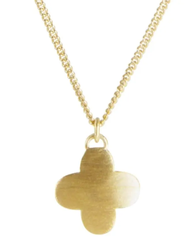 Moroccan Drop Necklace Gold