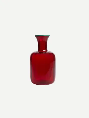 Murano Glass Carafe in Red