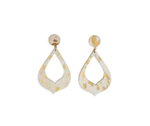 Mystique Hair-on Hide Earrings