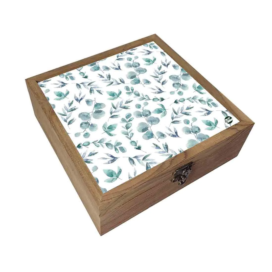 Nutcase Jewellery Organisers Storage Box Wooden - Unique Gifts -Beautiful Leaves