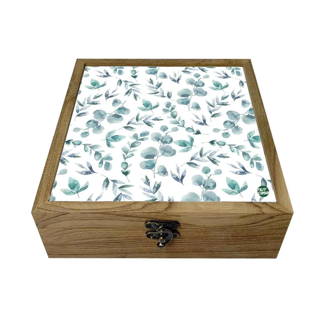 Nutcase Jewellery Organisers Storage Box Wooden - Unique Gifts -Beautiful Leaves