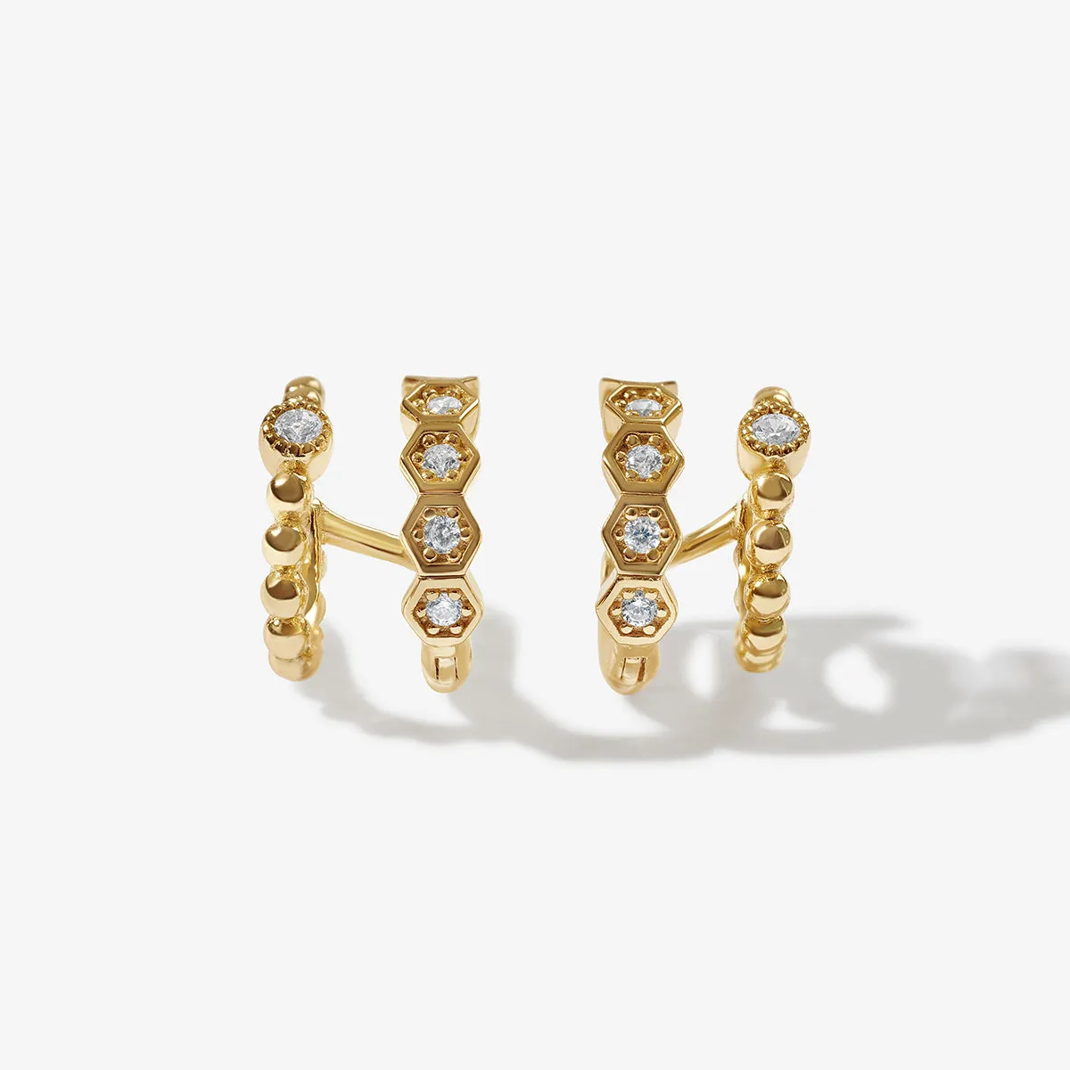 Olina huggie earrings