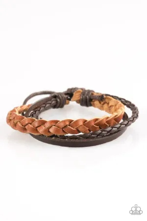 Paparazzi Bracelet ~ Desert Drive - Brown