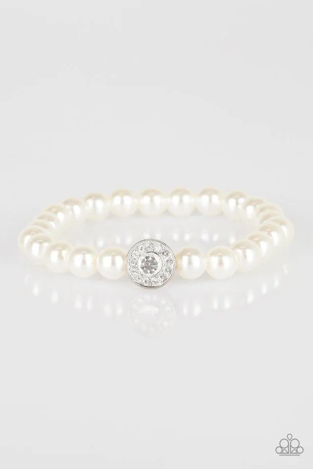 Paparazzi Bracelet ~ Follow My Lead - White