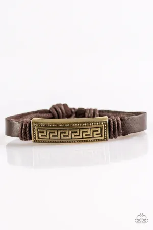 Paparazzi Bracelet ~ Ruins Raider - Brass