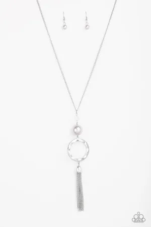 Paparazzi Necklace ~ Bold Balancing Act - Silver