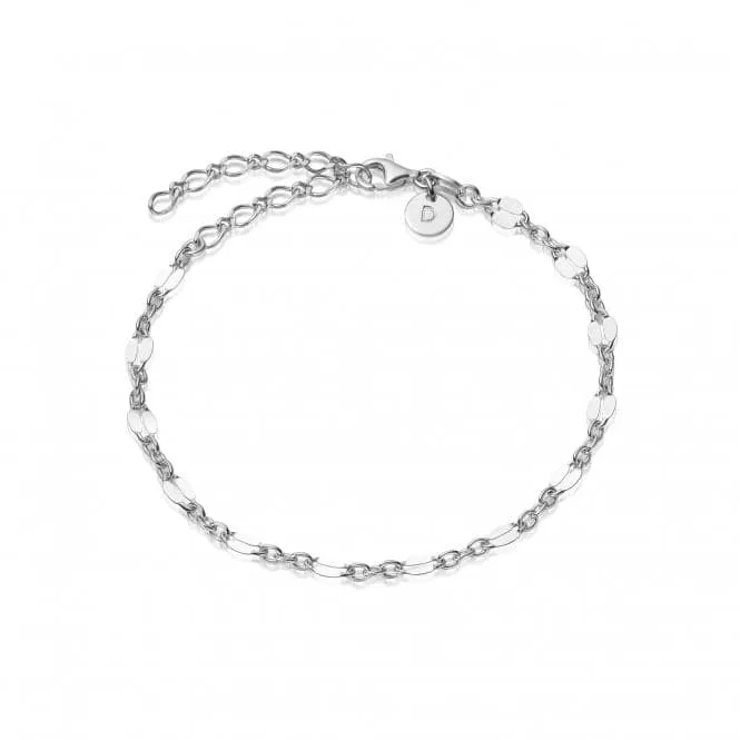 Peachy Chain Sterling Silver Bracelet RBR08_SLV