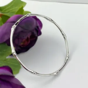 Silver Tiki Bangle - SBRC646