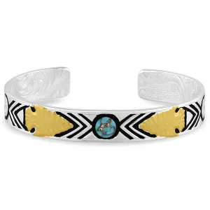 Southwest Nights Arrowhead Turquoise Bracelet