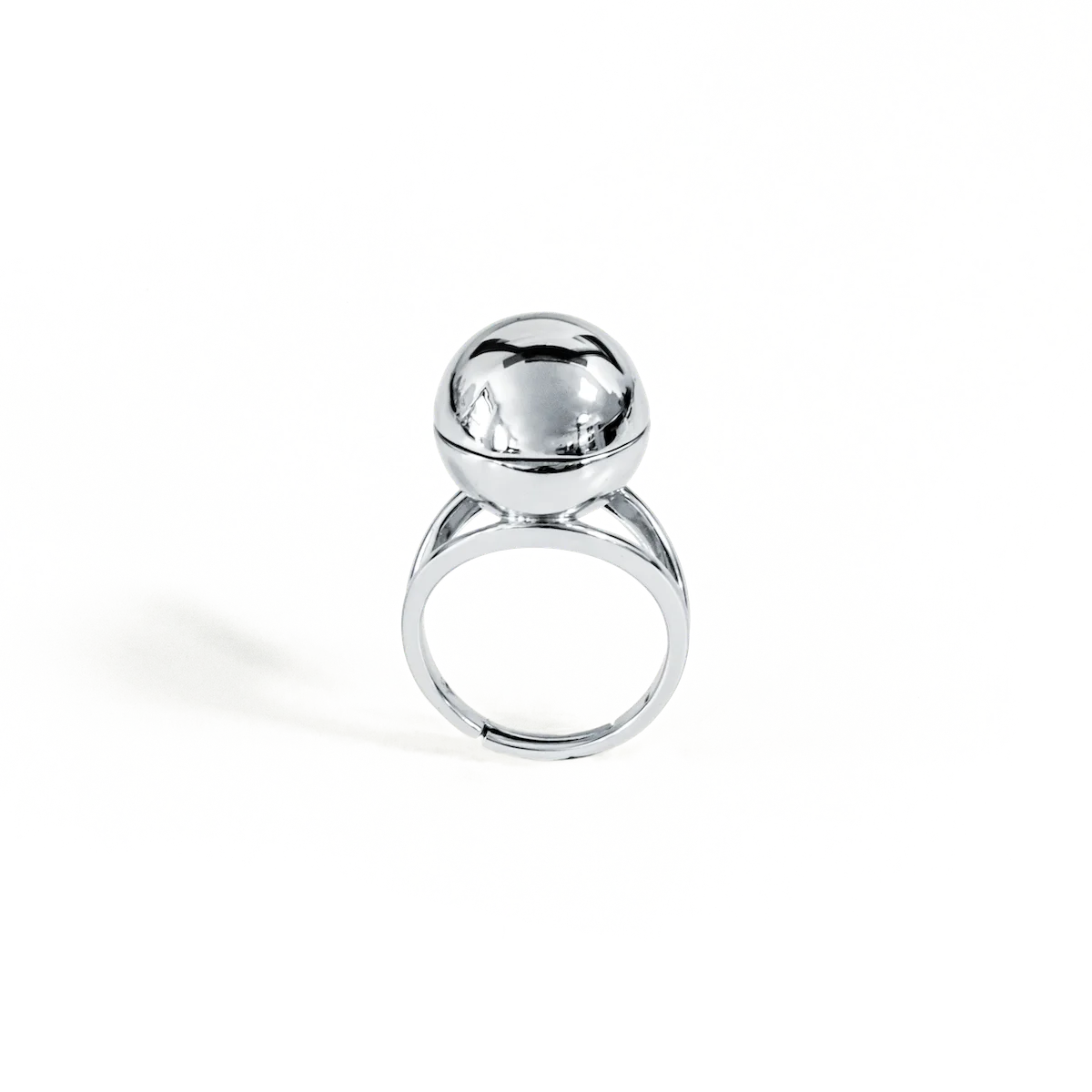 Sphere Secret Ring - Silver