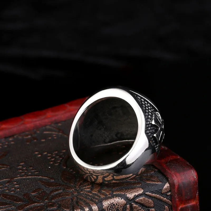 Steel soldier New Arrival cross Knights Templars ring men stainless steel unique jewelry exquisite men biker ring