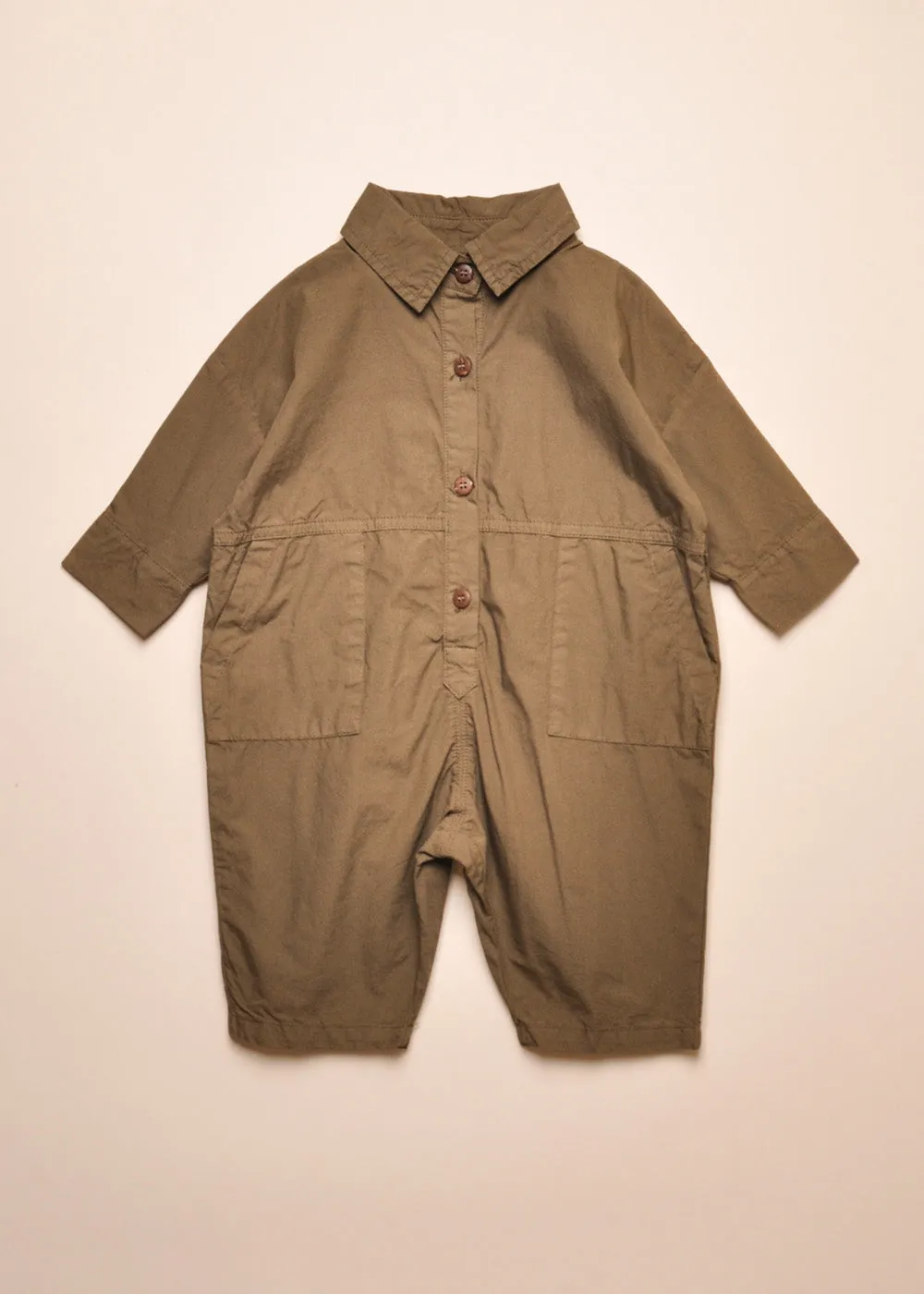 THE BOILER SUIT - OLIVE