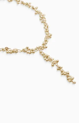 Threaded Chime Necklace | Gold