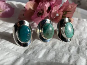 Tibetan Turquoise Dinah Ring - Oval