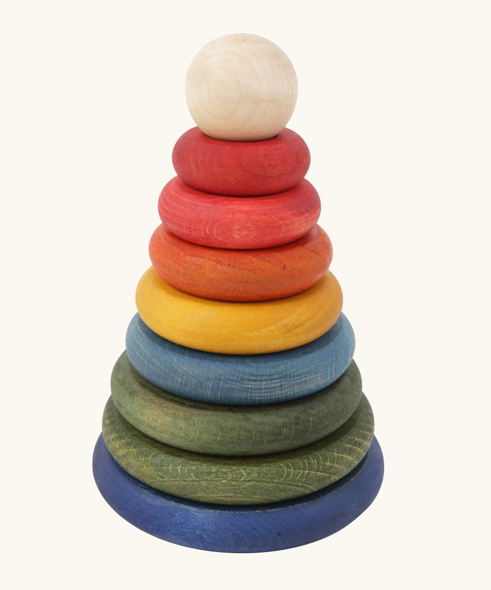 Wooden Story Rainbow Stacking Rings